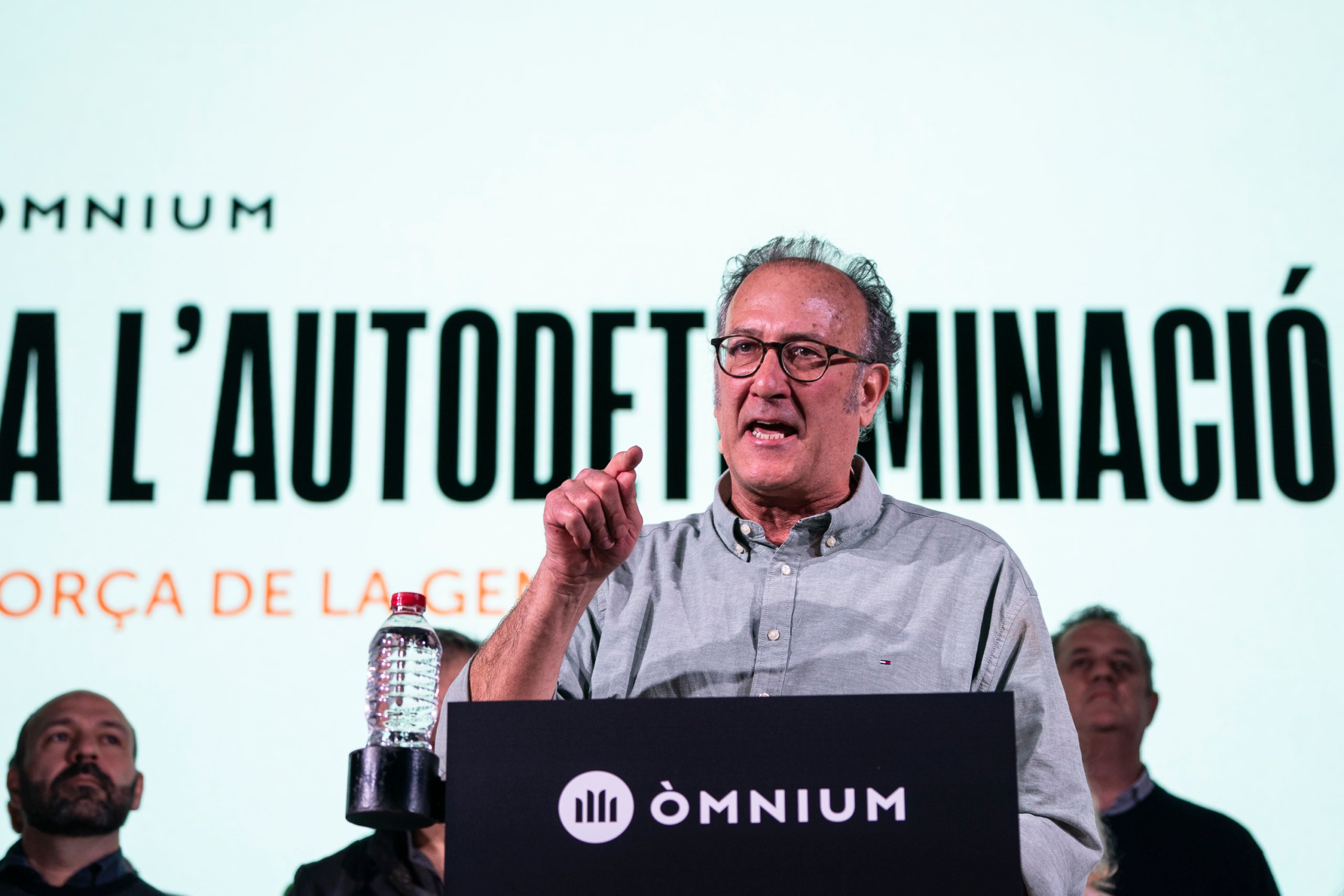 Acte Omnium 'amb l'Amnistia cap a l'autodeterminació' 25.11.2023 / Mireia Comas