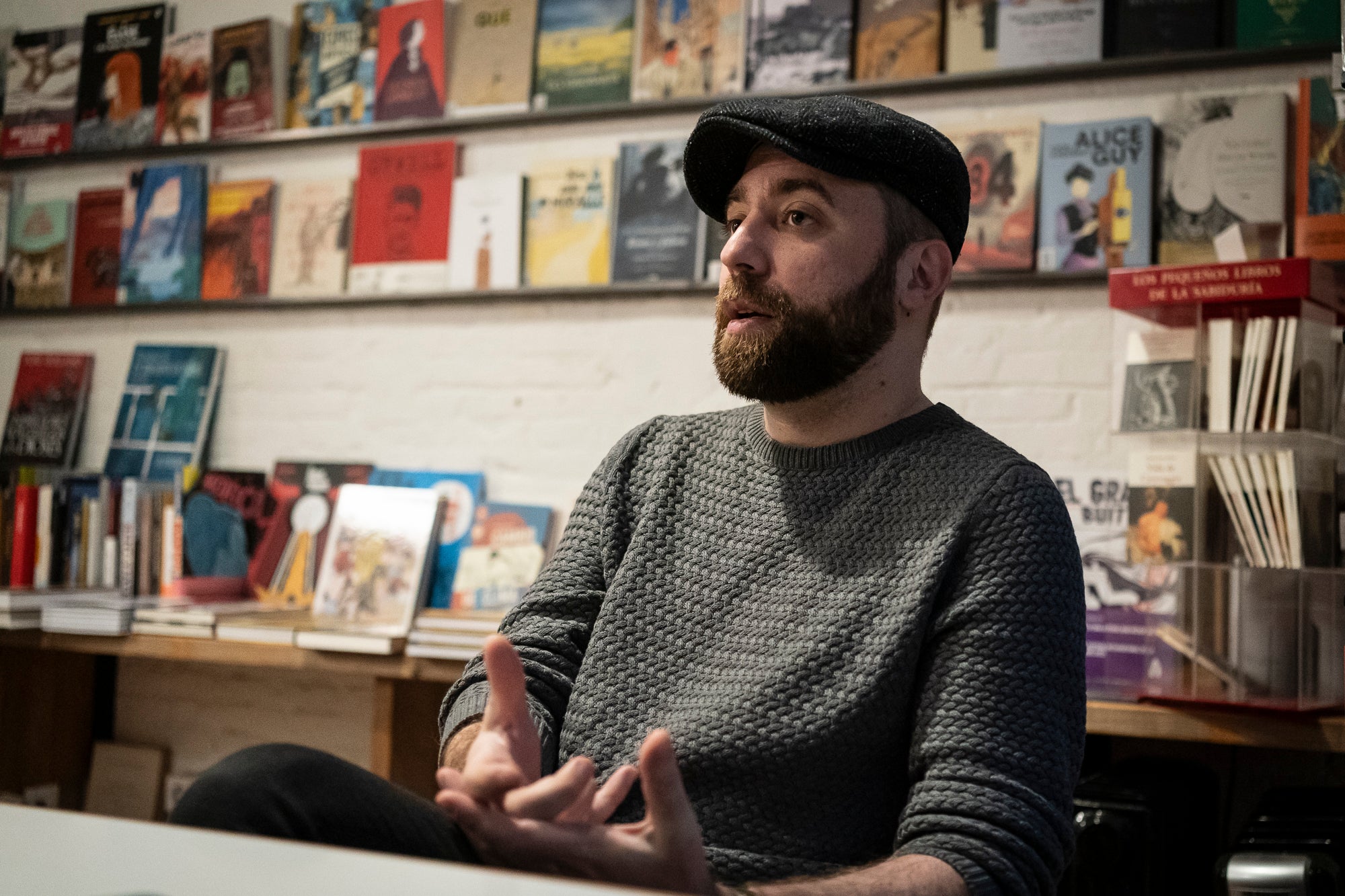 Èric Lluent, Periodista y escritor residente en Islandia. 28.11.2023 / Mireia Comas