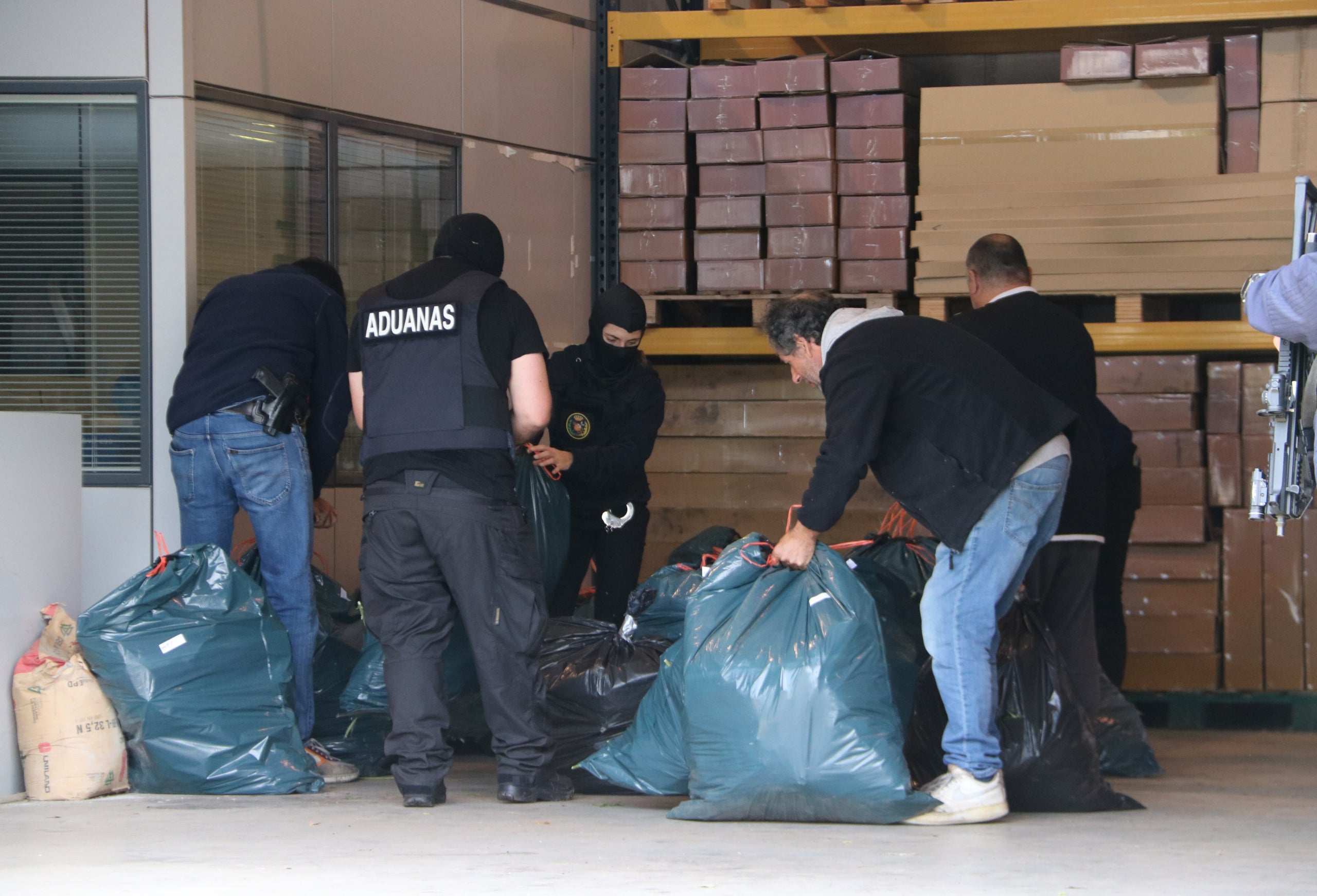 La droga recollida a la nau de Figueres on tenien una plantació / ACN