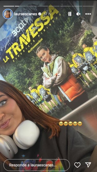 Laura Escanes, contenta a la prèmiere de La Travessa - Instagram