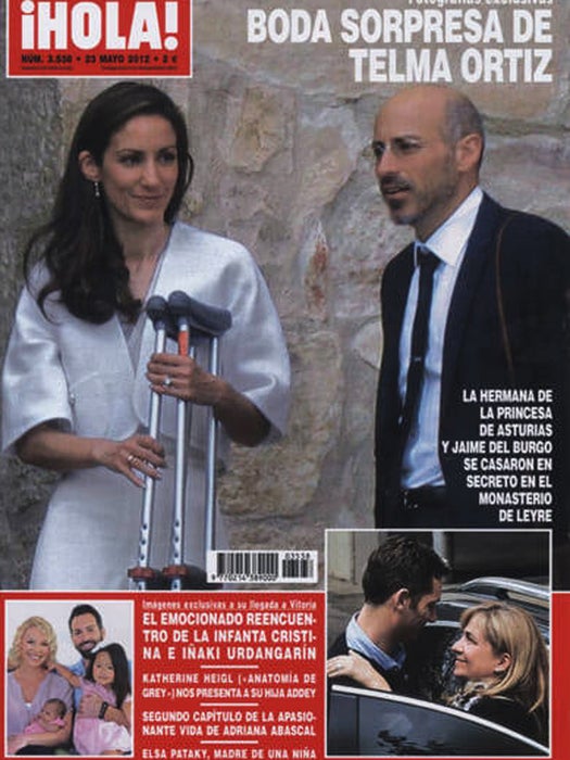 Telma Ortiz y Jaime del Burgo se casaron en secreto - Hola