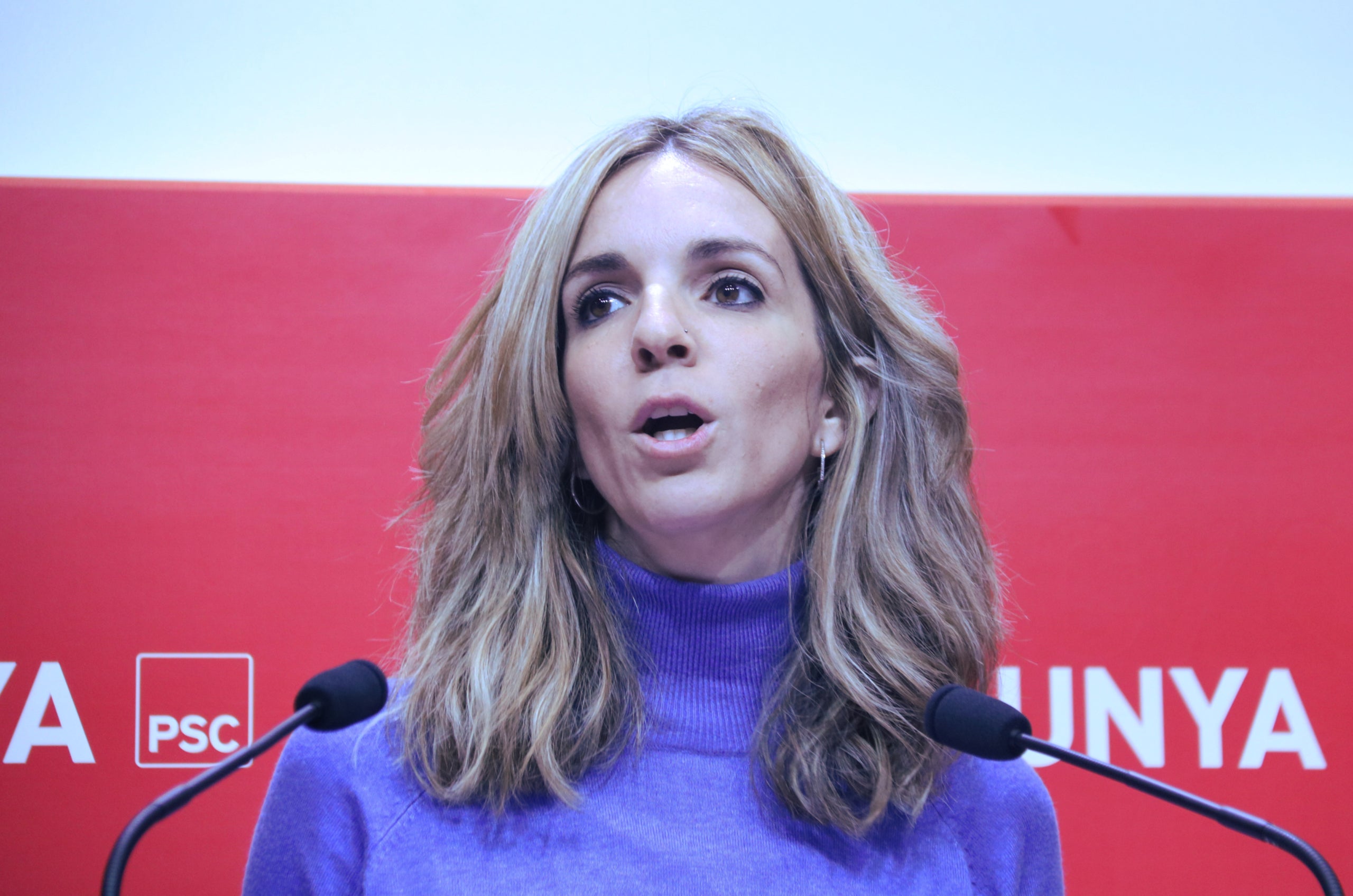 La portaveu del PSC, Èlia Tortolero / ACN