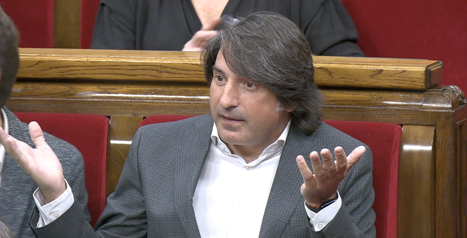 Francesc de Dalmases, reaccionat al retret de Roger Torrent / Parlament
