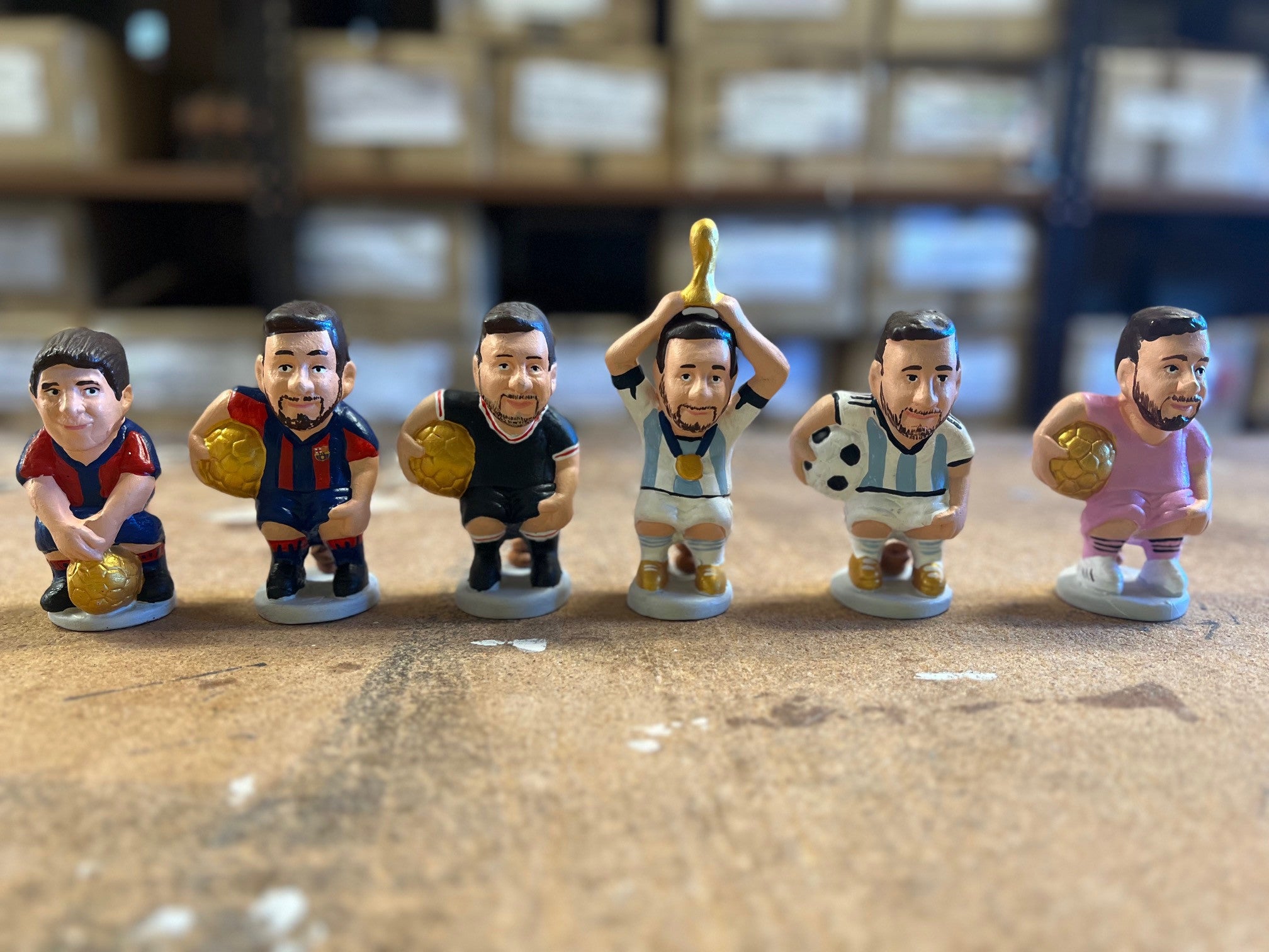 Figures del caganer de Leo Messi / ACN