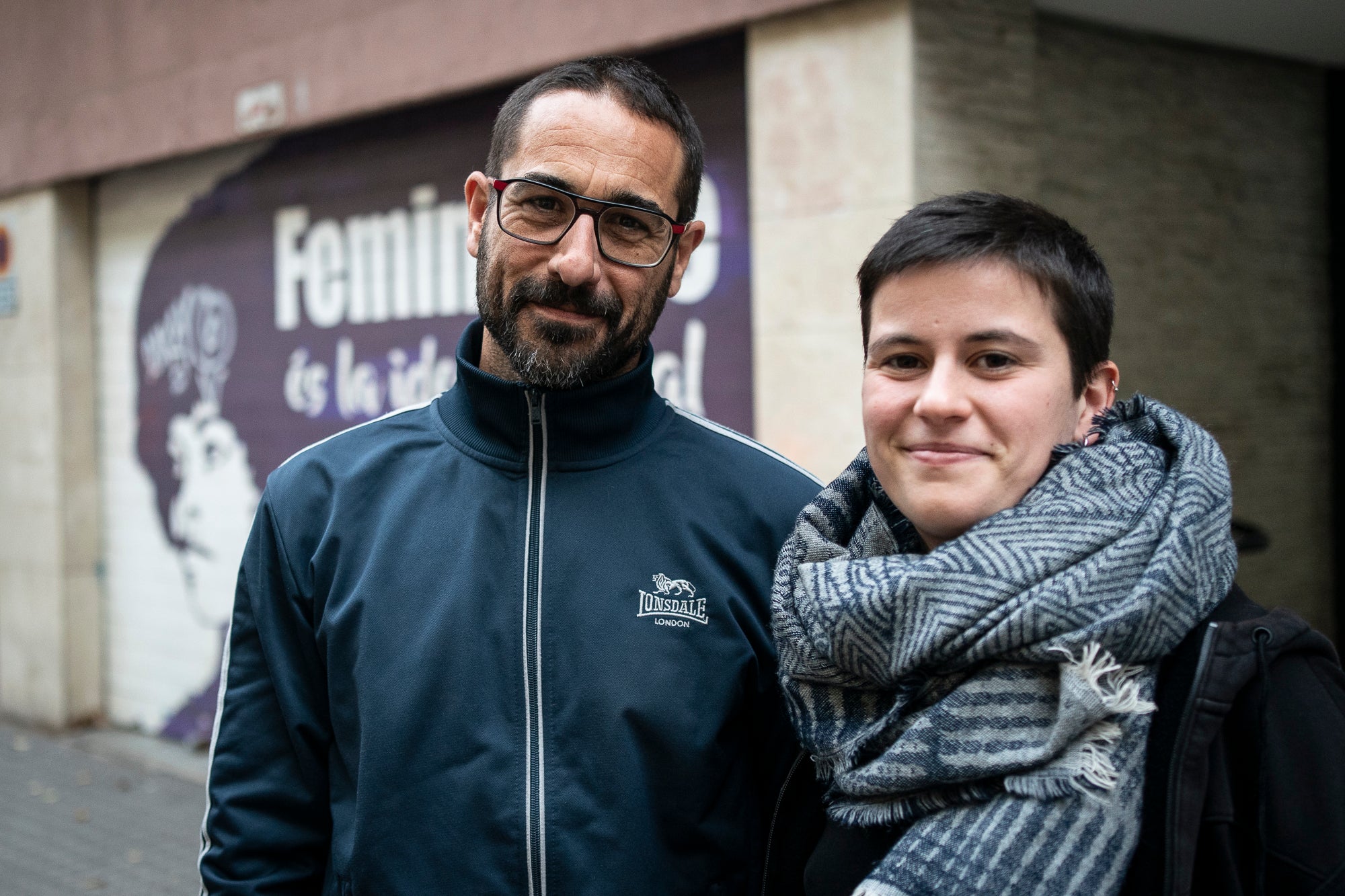 Non Casadevall y Maria Gordillo, portavoces del grupo motor del “Proceso de Garbí” 12.12.2023 / Mireia Comas