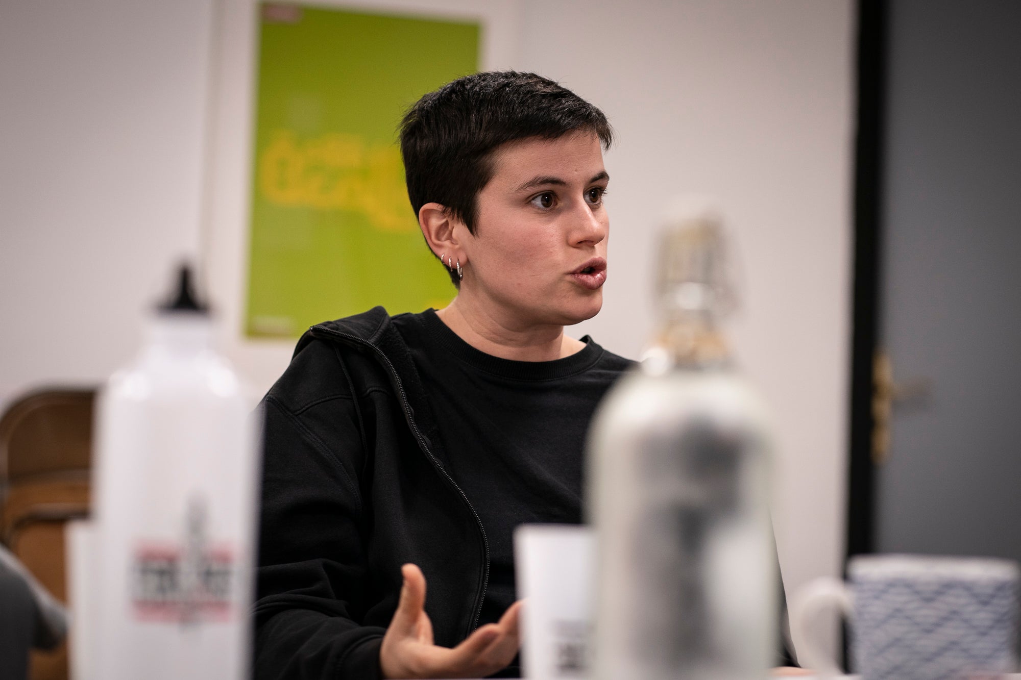 Maria Gordillo, portavoz del grupo motor del “Proceso de Garbí” 12.12.2023 / Mireia Comas