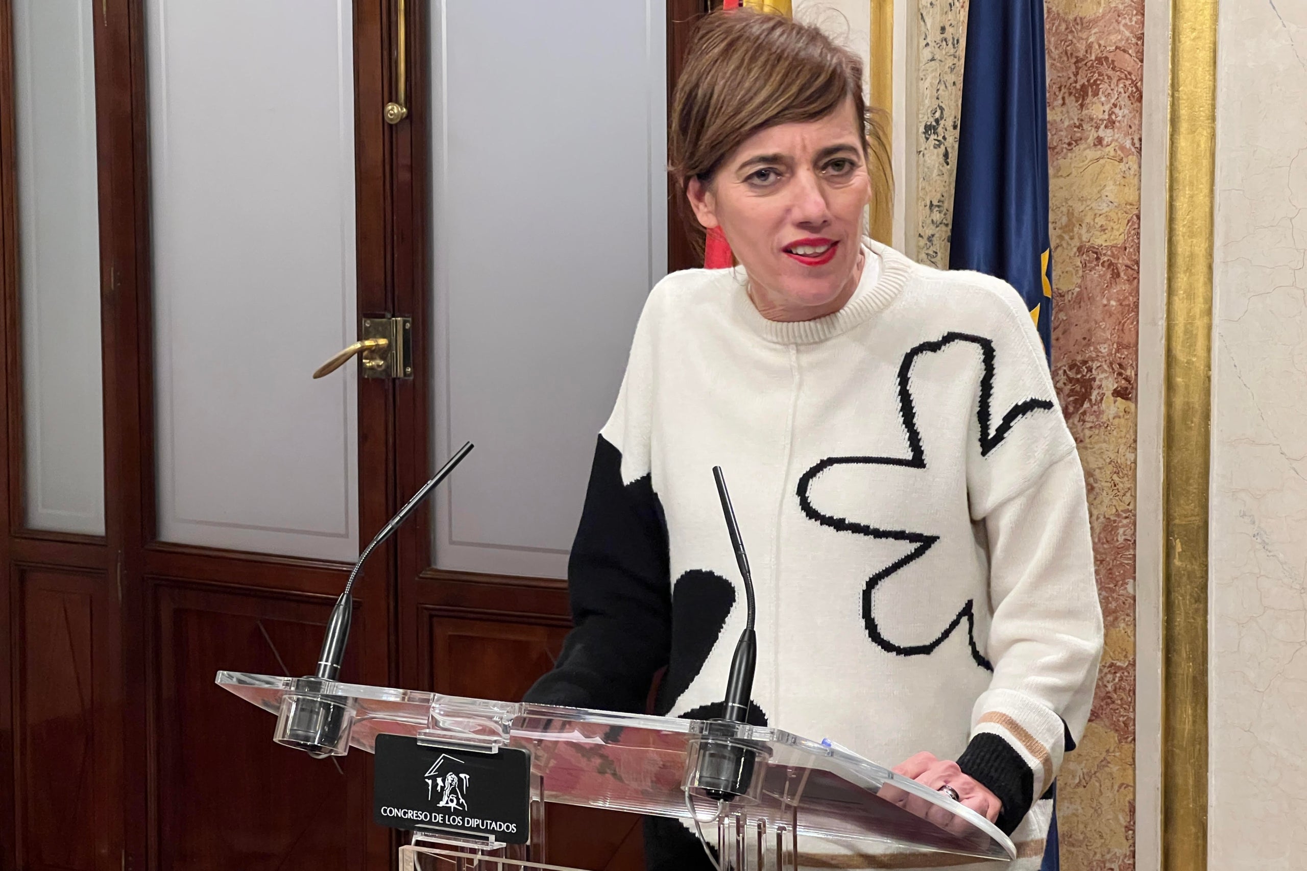 La portaveu de Sumar, Marta Lois, aquest dimarts al Congrés dels Diputats / ACN (Miquel Vera)