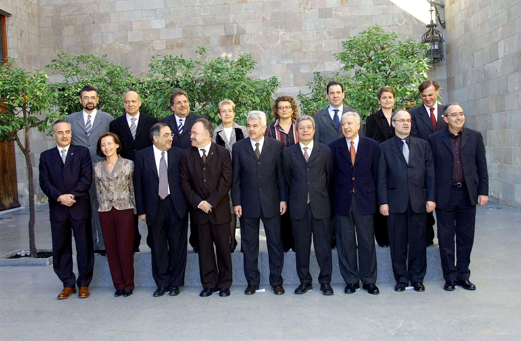 La imagen oficial del Primero Tripartido presidido por Pasqual Maragall con Carod-Rovira como consejero en ningún/Archivo Pasqual Maragall