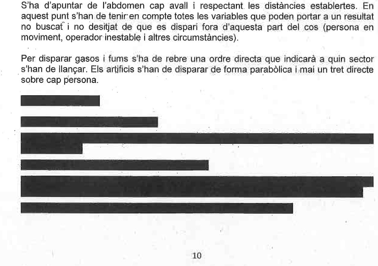 Parto del nuevo protocolo del FOAM de los Mossos/Quico Sallés