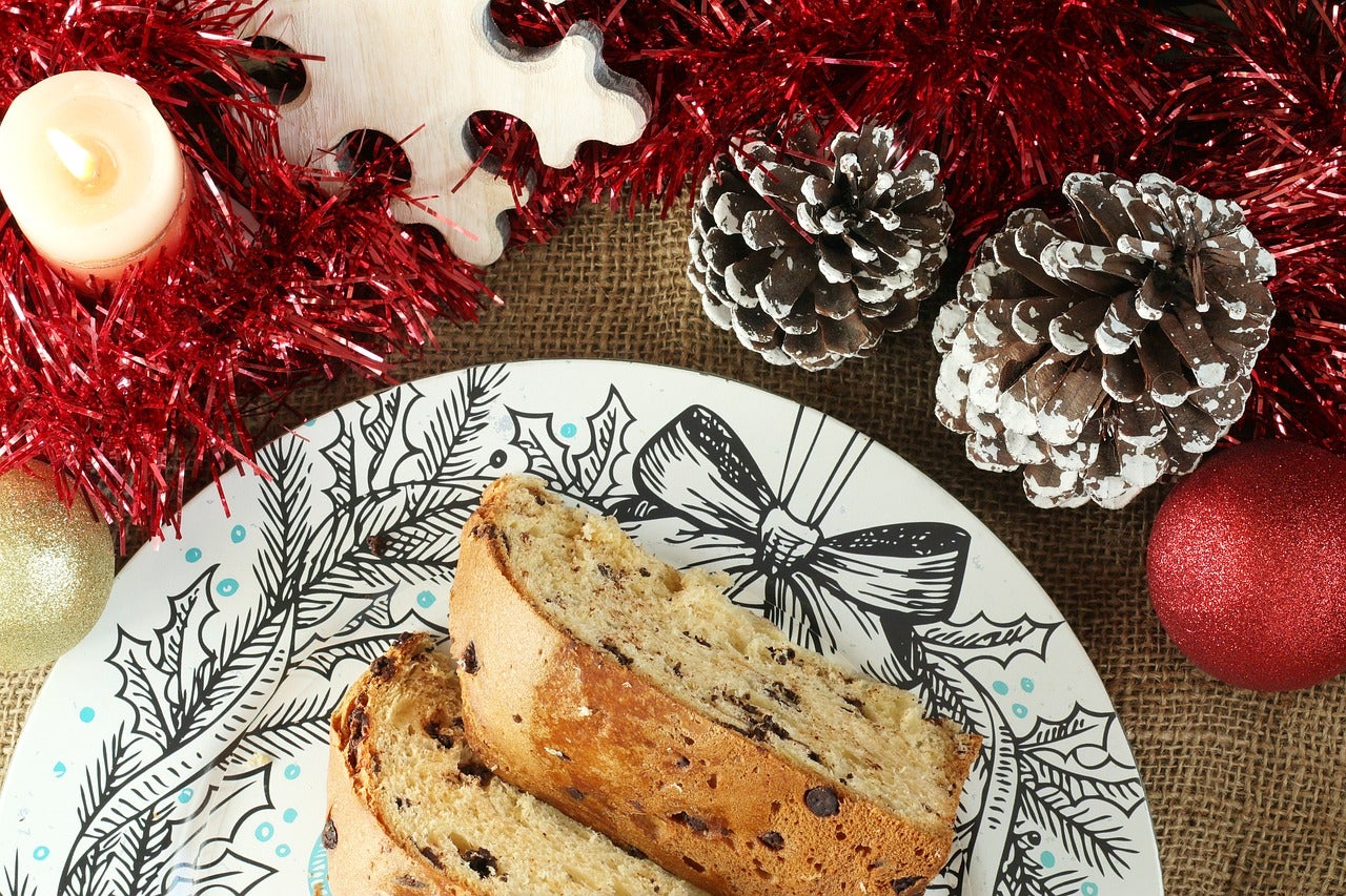 Un panettone en Navidad / Pixabay