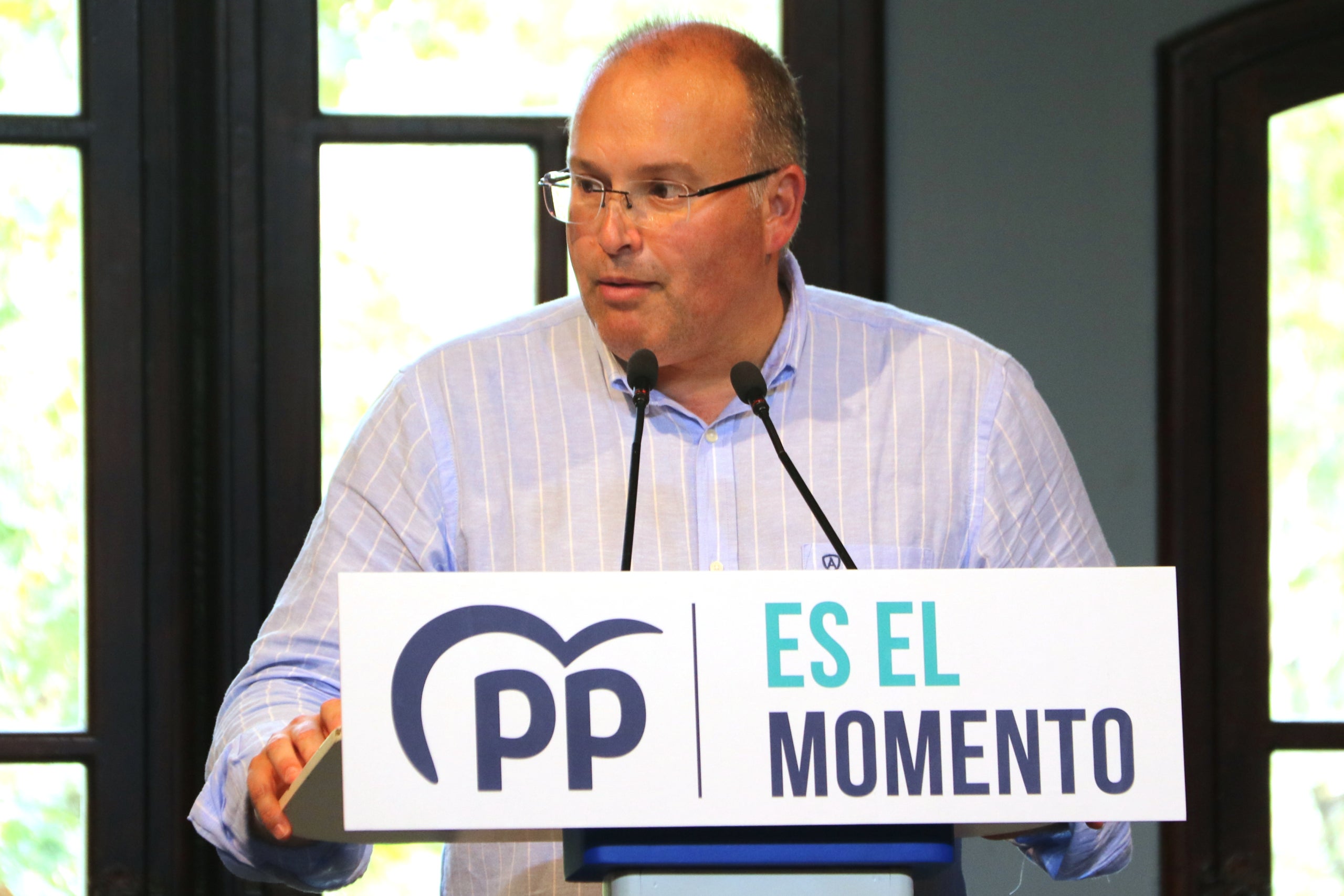 El vicesecretari d’Organització del PP, Miguel Tellado, en un acte del PP a Barcelona / ACN