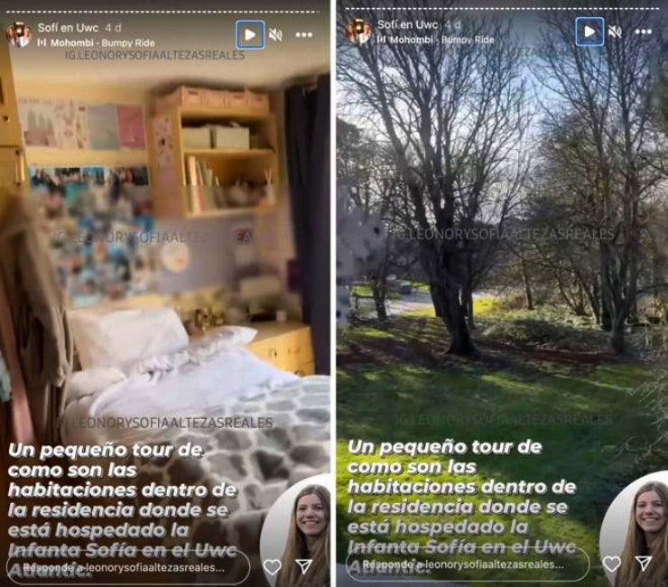 Així és l'habitació de Sofia de Borbó a Gal·les - Instagram