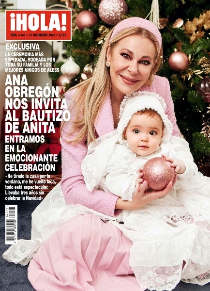 Ana Obregón bautiza la limpia y vende la exclusiva - Hola