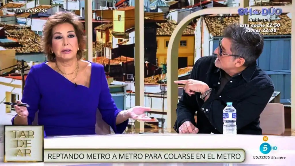 Ana Rosa Quintana reconeix que alguna vegada ha anat en metro sense pagar - Telecinco