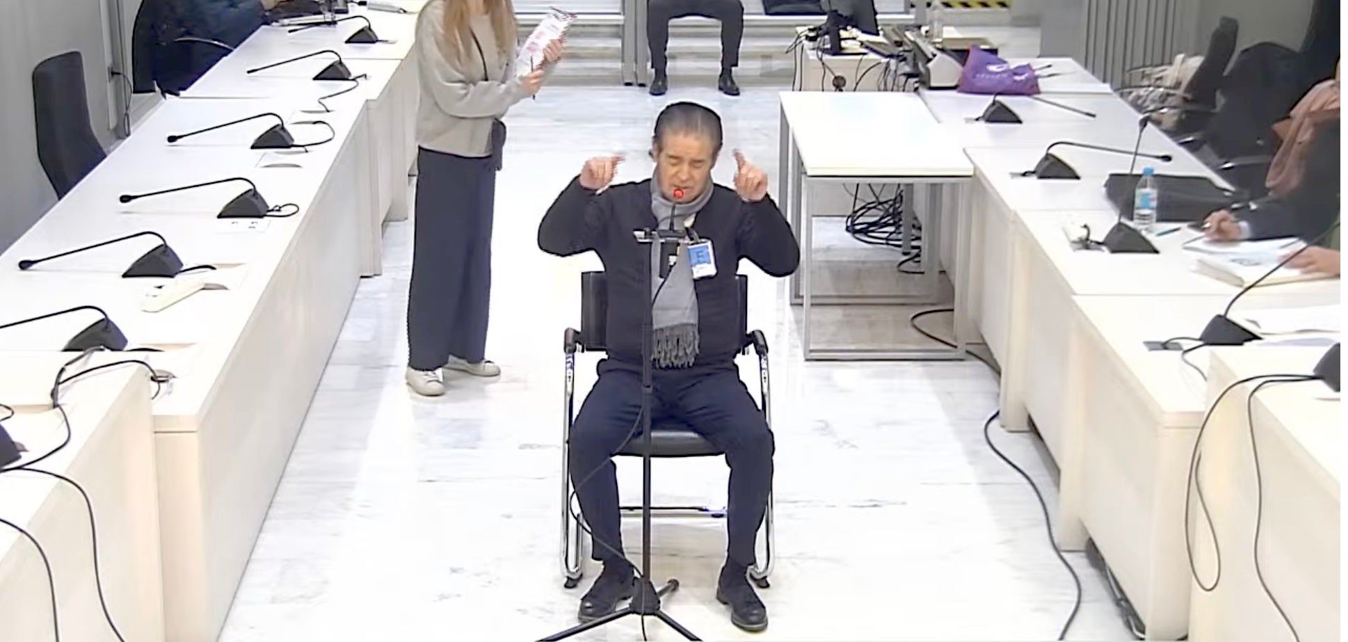 El cantaor i intèrpret flamenc Tito, en un moment del seu testimoni/QS