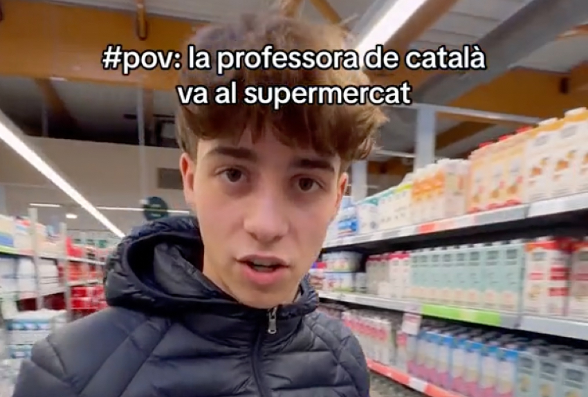 Un moment del vídeo del tiktoker català / @ferranxidk