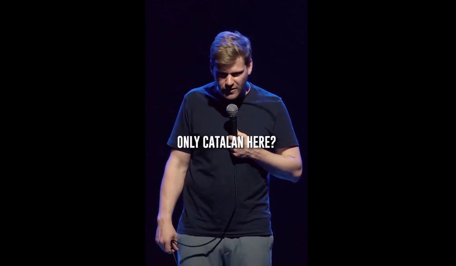 Shahak Shapira, en un moment de l'actuació a Barcelona | Instagram