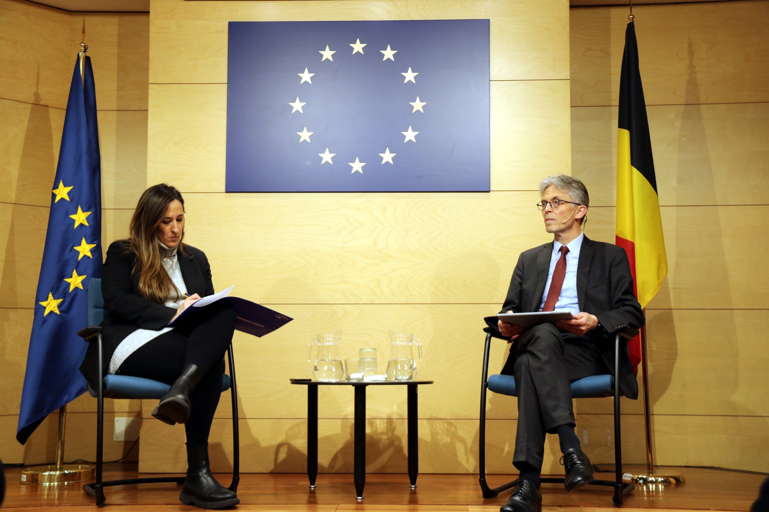 L'ambaixador belga a Espanya, Geert Cockx, durant un acte / ACN