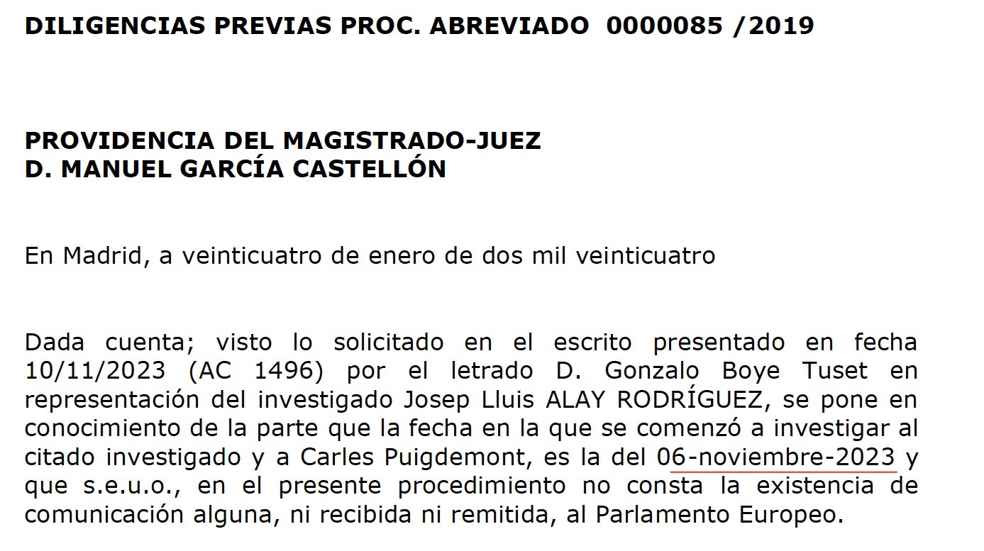 Parto de la diligencia del juez del Tsunami sobre el calendario de la investigación/QS