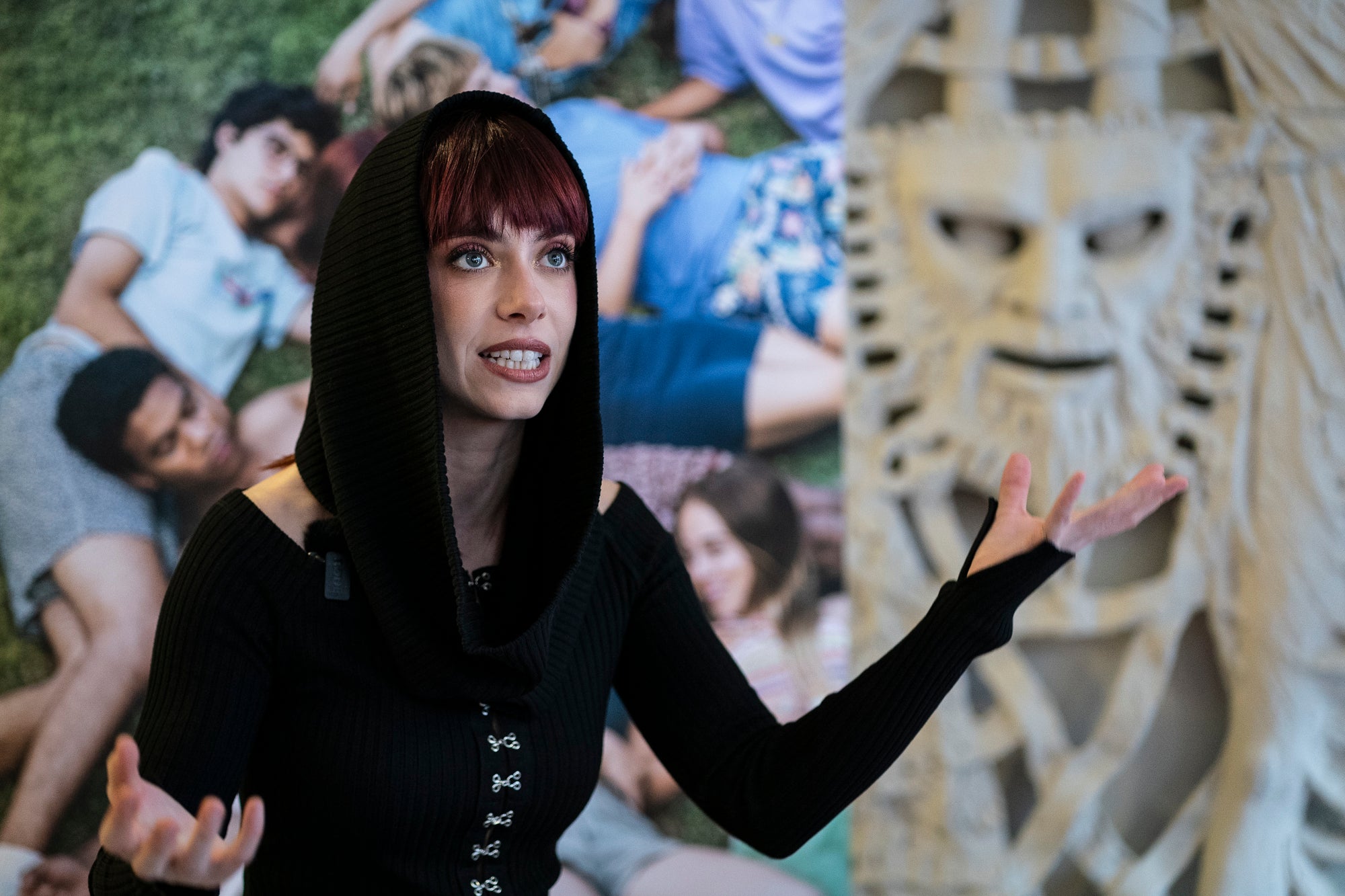 L’actriu Clàudia Riera, una de les principals protagonistes de la nova sèrie de 3Cat Audiovisual “Jo mai mai” 17.01.2024 / Mireia Comas