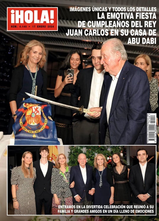 El pastís d'aniversari de Joan Carles, esperpèntic i nacionalista - Hola