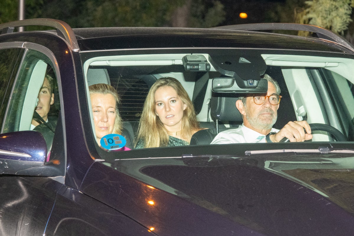 La cosina llunyana de Froilán, a dins del cotxe amb els pares - Europa Press