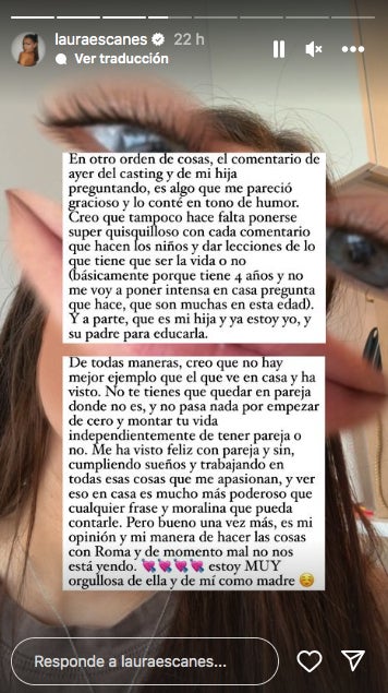 Laura Escanes explica por què ha revelado aquel detalle sobre la hija - Instagram