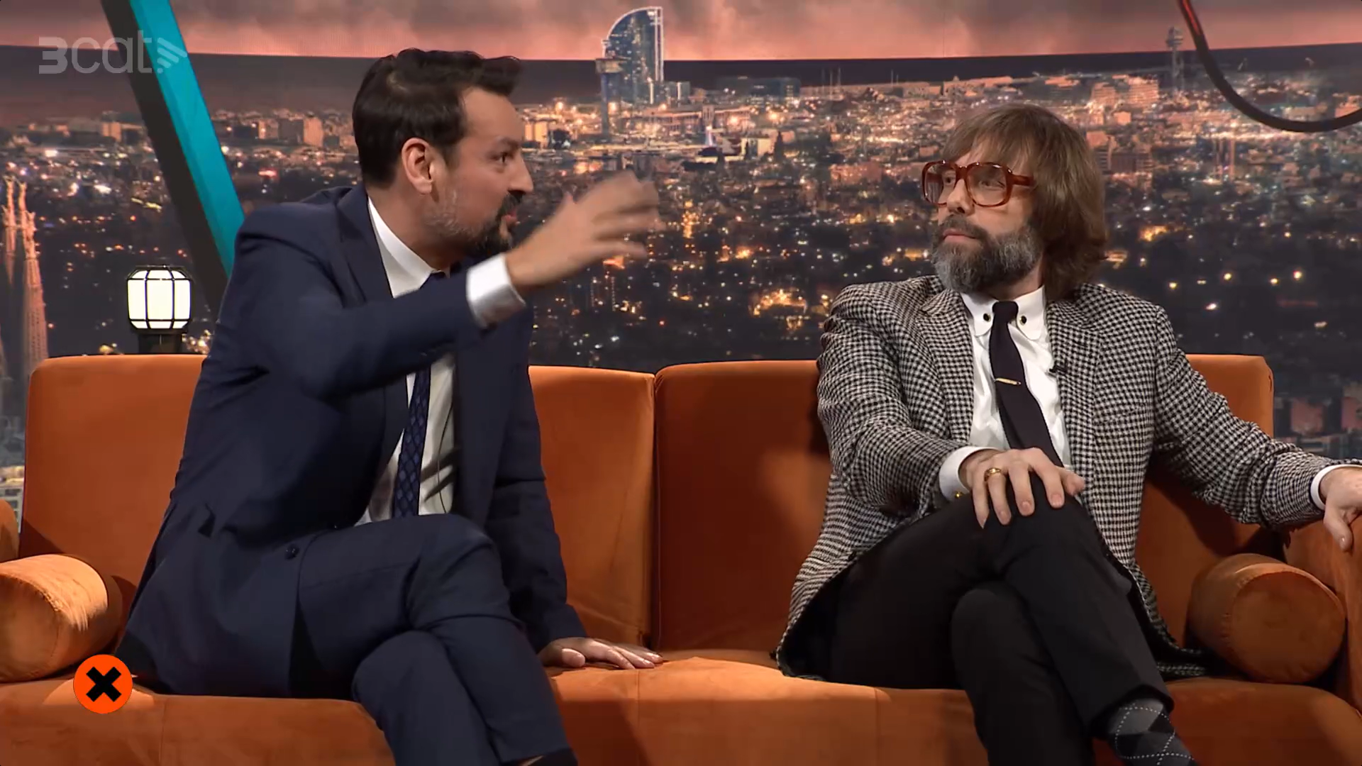 Els Òscars, Òscar Andreu i Òscar Dalmau, presentadors de La Competència de RAC1 al Col·lapse de TV3