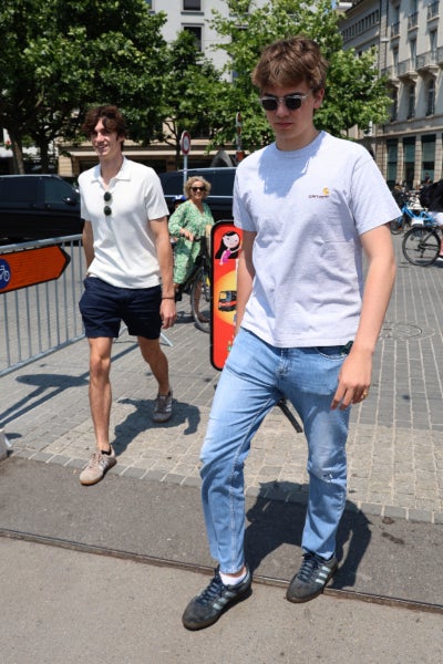 Pablo y Miguel Urdangarin, en una salida juntos este verano - Europa Press
