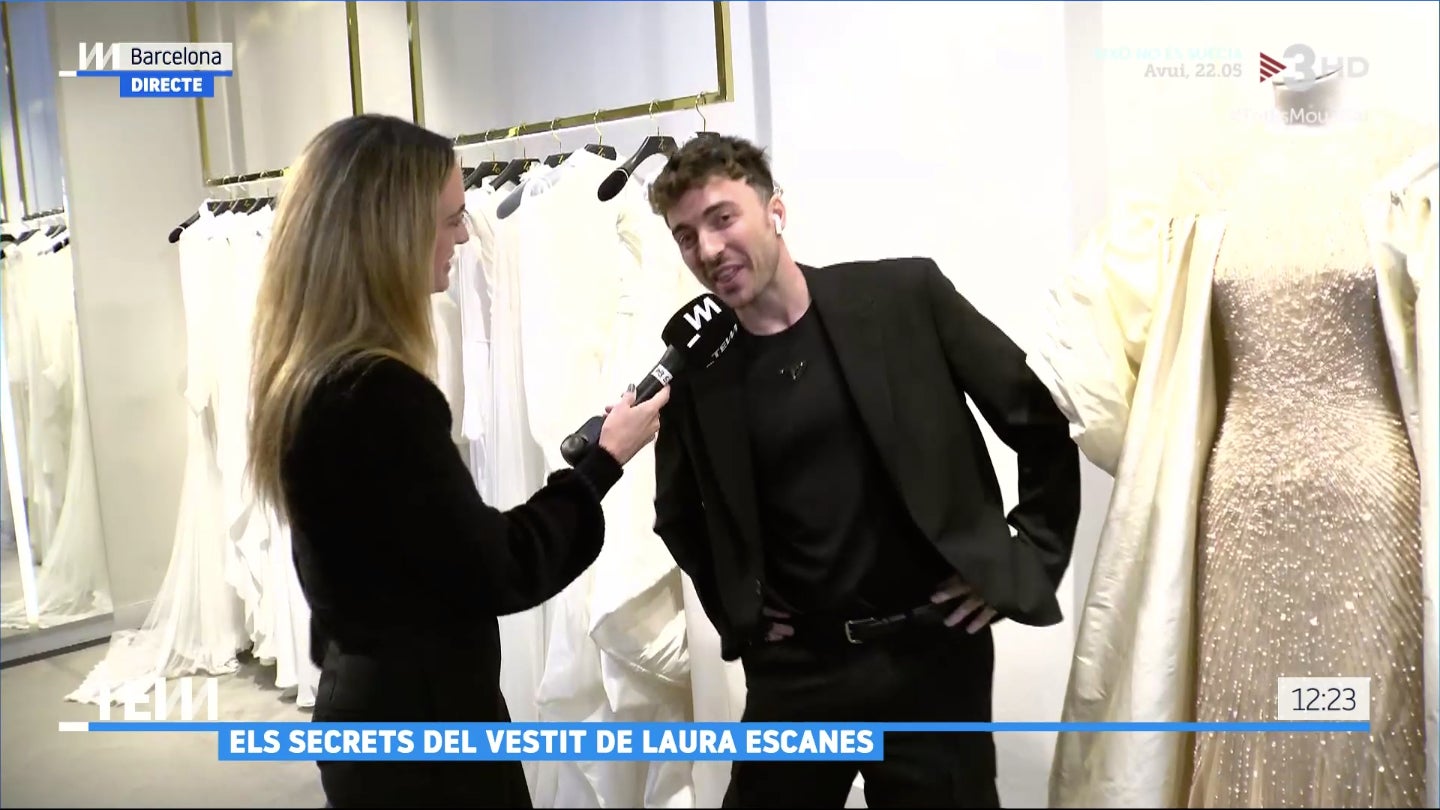 Ze García explica com va ser el procés de creació del vestit de Laura Escanes - TV3