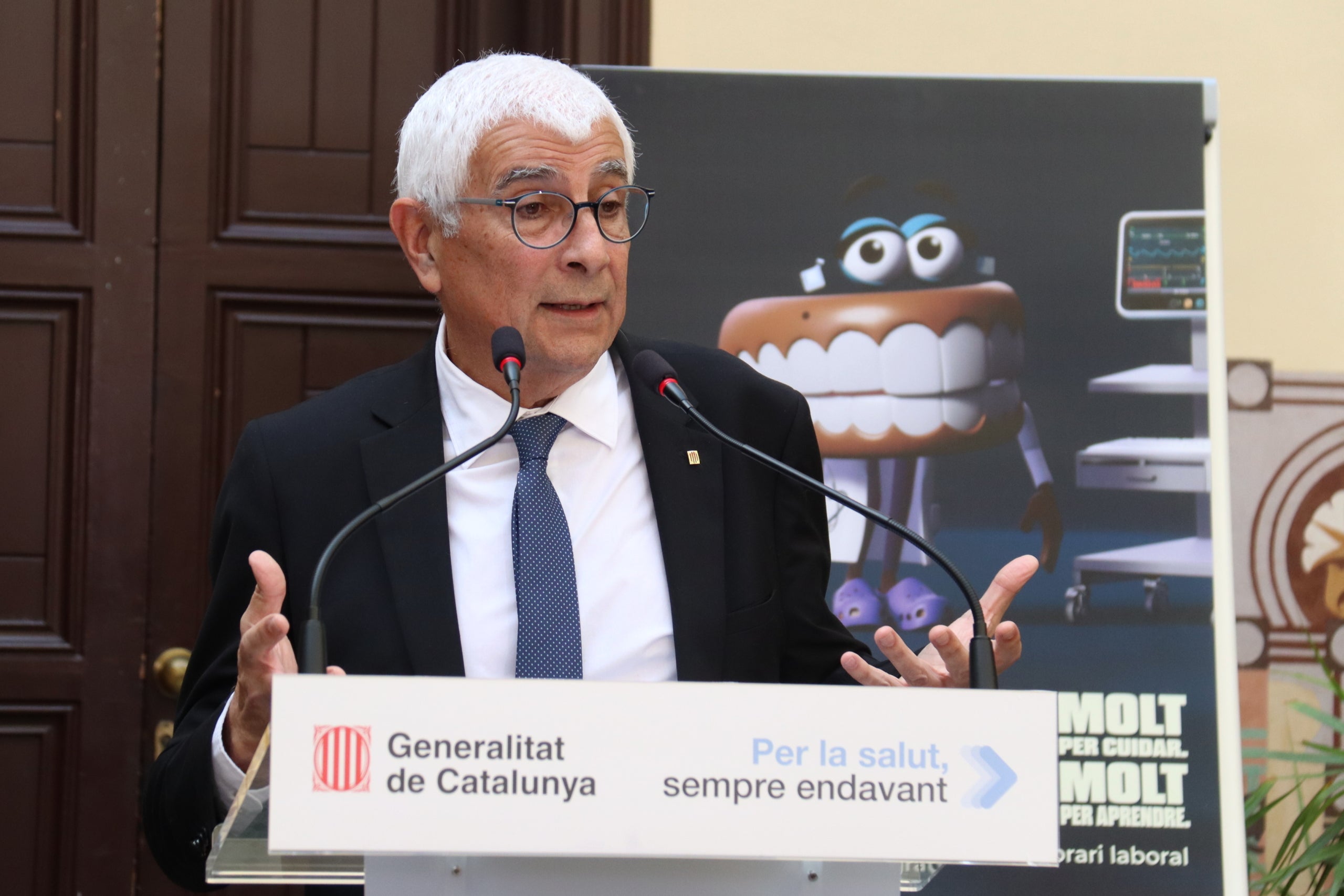 El conseller de Salut de la Generalitat de Catalunya, Manuel Balcells / ACN