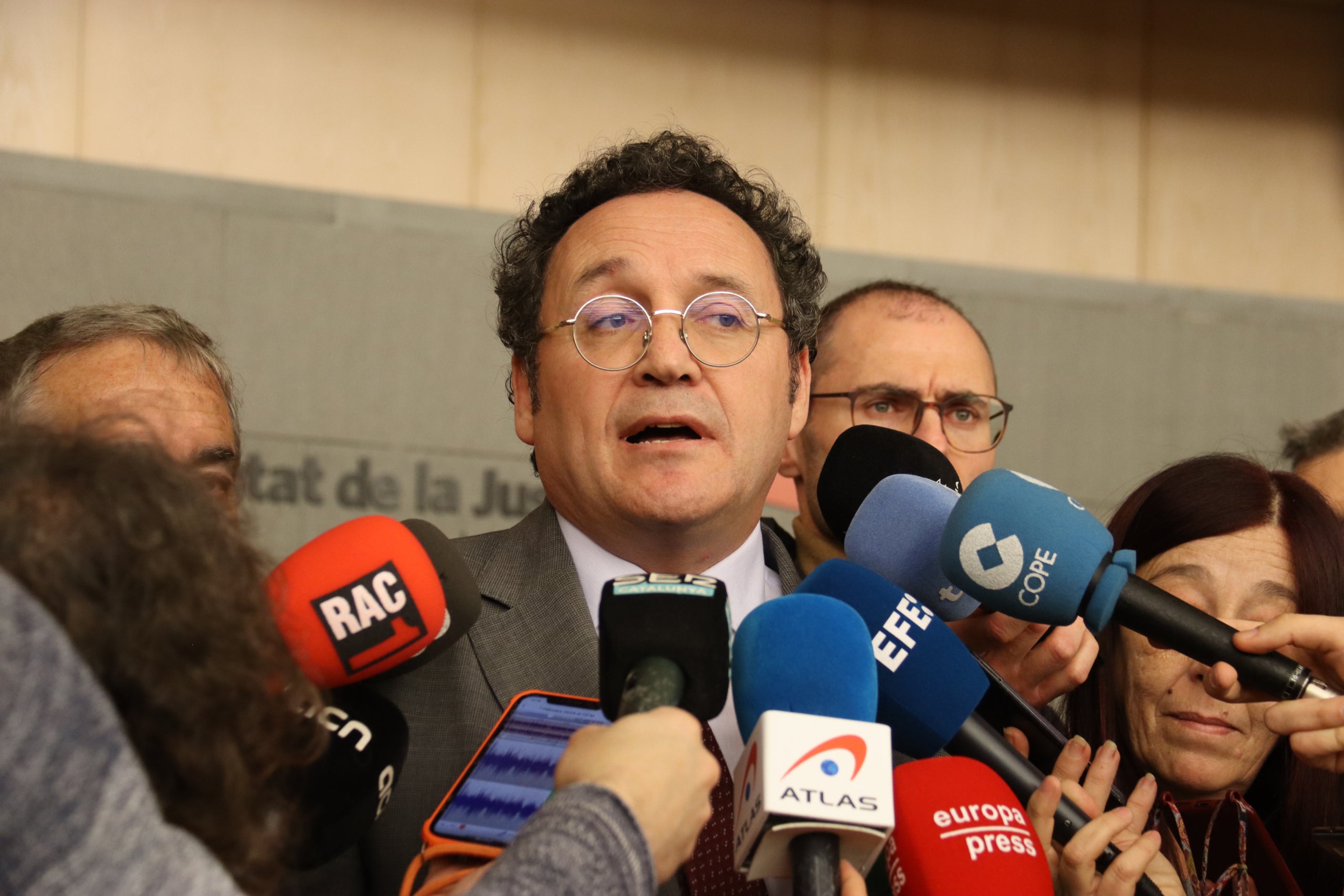 El fiscal general de l'Estat, Álvaro García Ortiz, en declaracions a la premsa / ACN