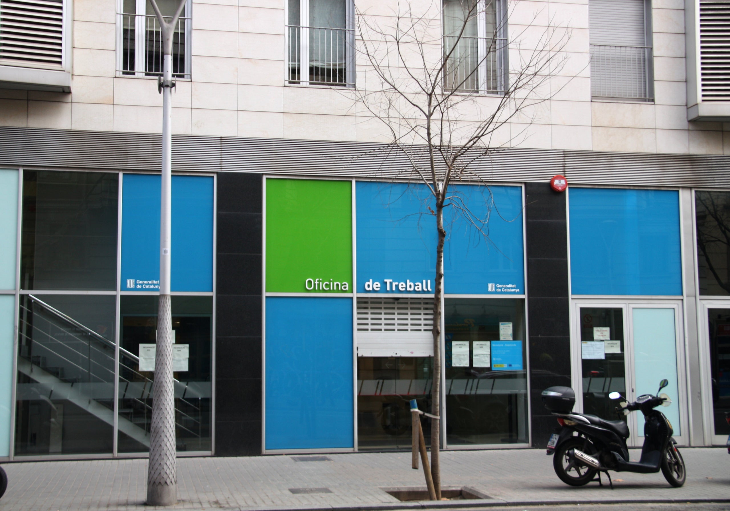 Pla general de les Oficines del Servei d'Ocupació de Catalunya del carrer Sepúlveda / Ivette Lehmann (ACN)