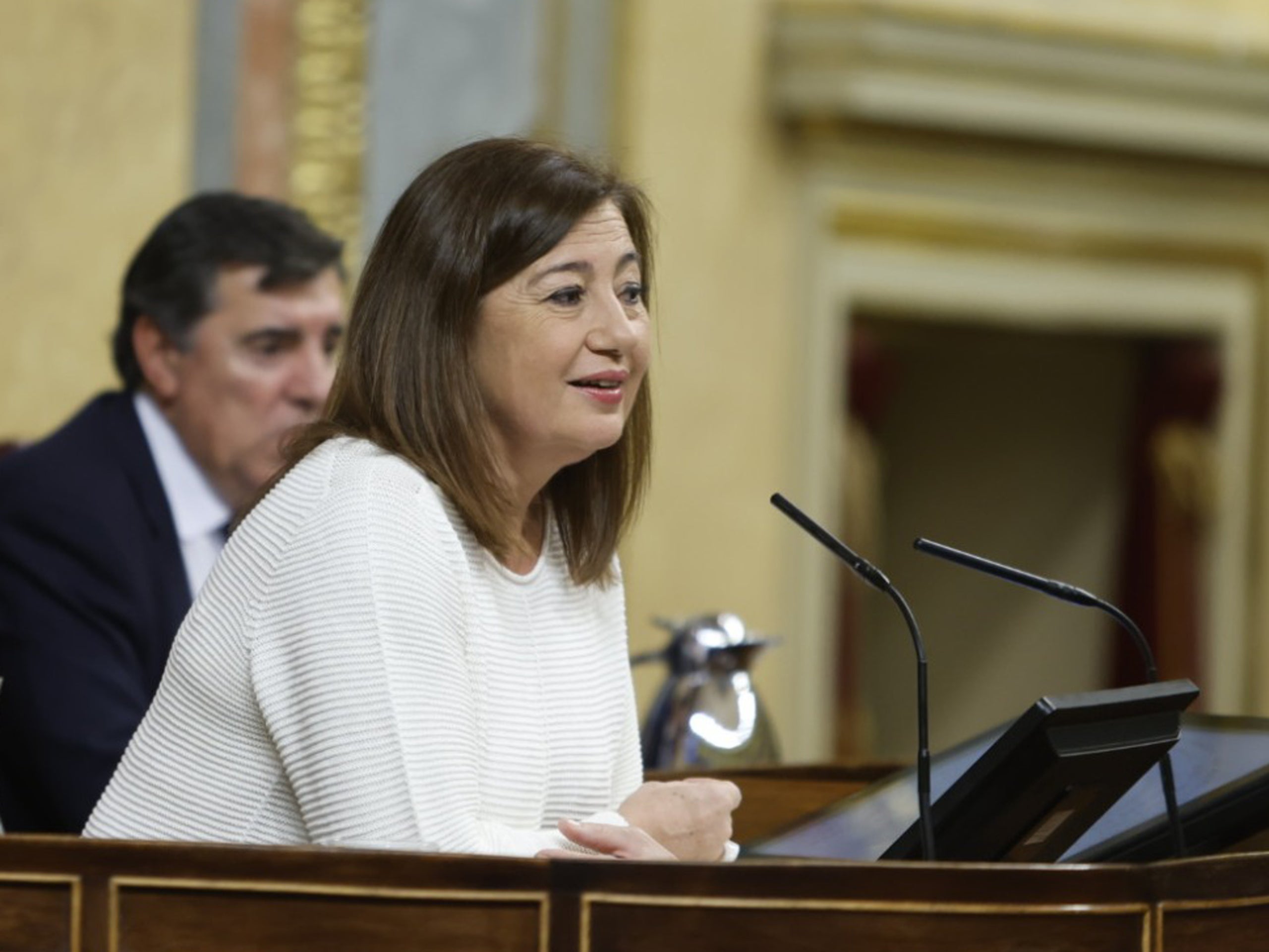 Francina Armengol, en el debat de l'amnistia/Congreso