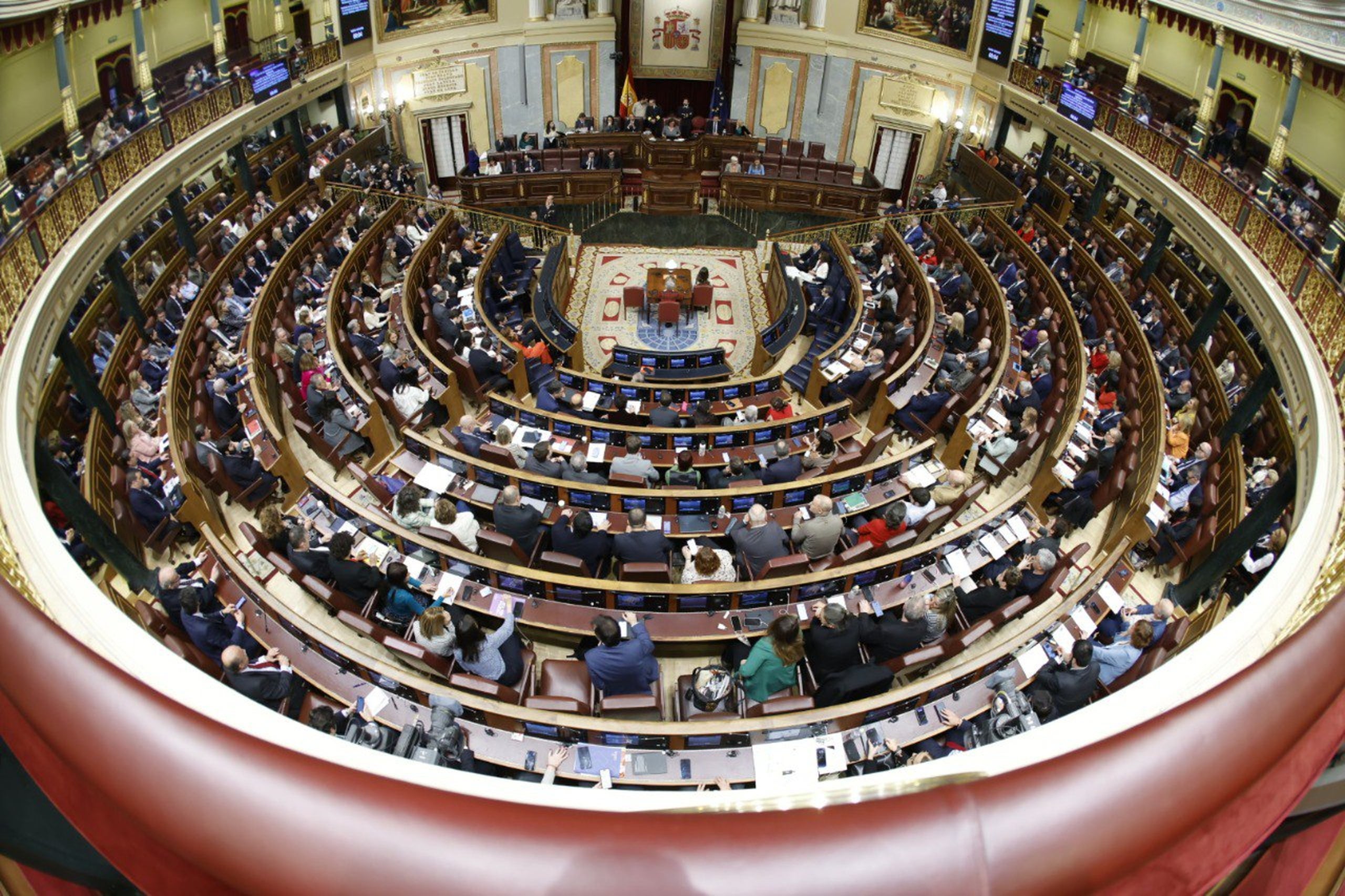 Imatge d'arxiu del ple del Congrés durant el debat de l'amnistia | Congrés dels Diputats