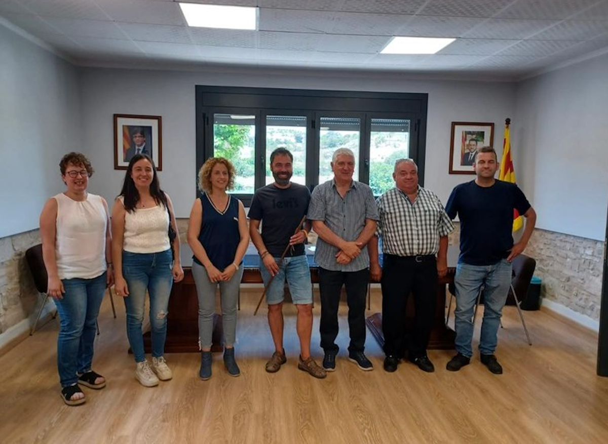 L'alcalde i els regidors de l'Ajuntament de Ribera d'Ondara / Ajuntament de Ribera d'Ondara