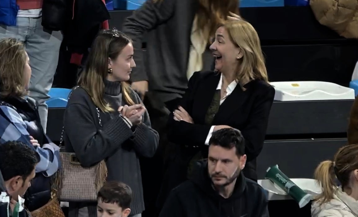Cristina de Borbó es mostra molt més animada en públic - Europa Press