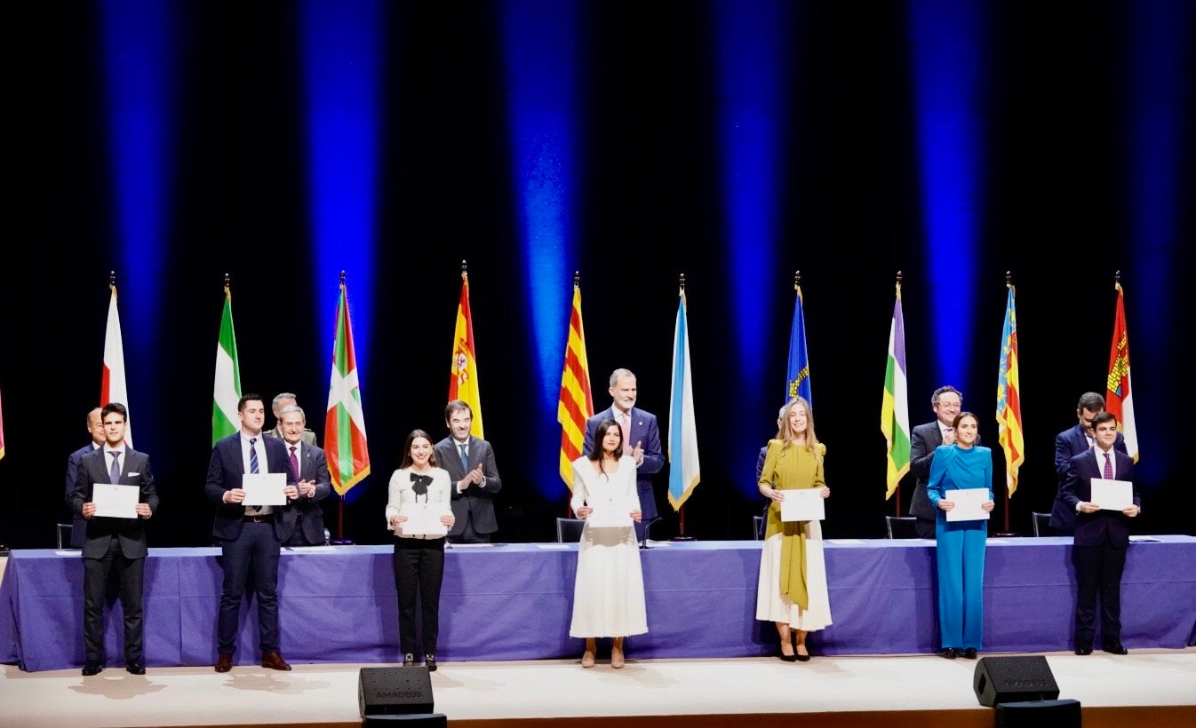 El monarca espanyol, en el lliurament de despatxos als nous jutges/Mireia Comas