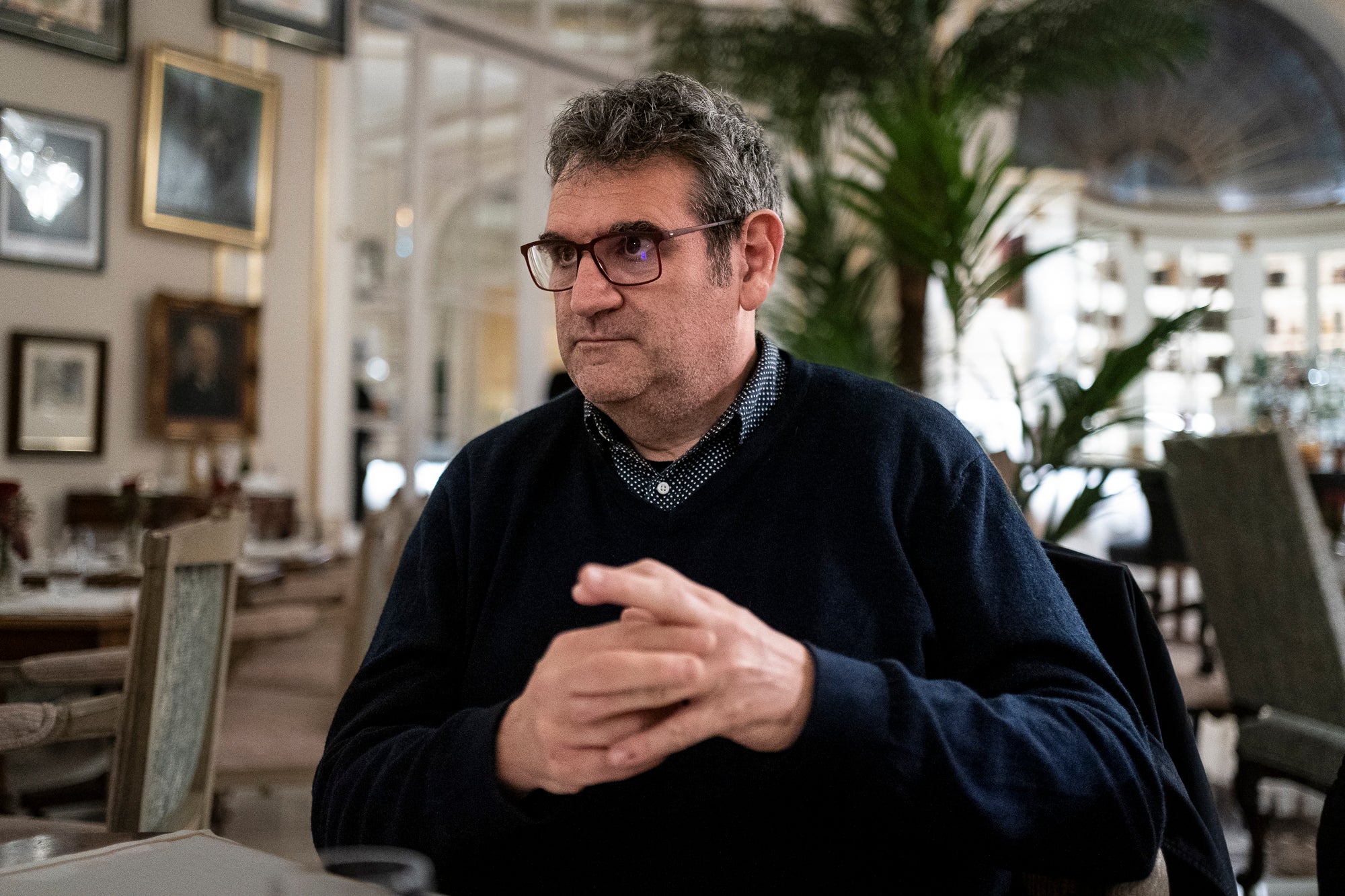 Jordi Puntí, escriptor, articulista i traductor català. Barcelona 13-02-2024 / Mireia Comas