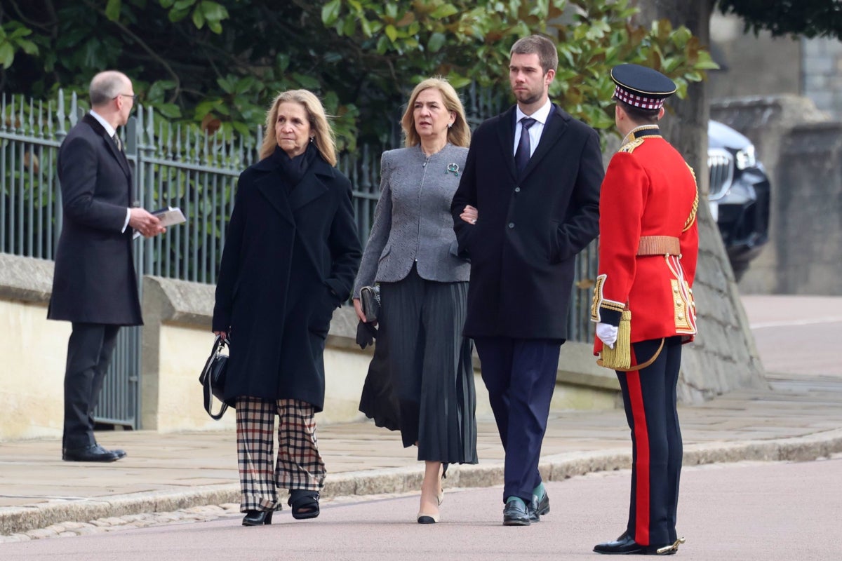 Elena i Cristina, al funeral de Constantí de Grècia - Europa Press