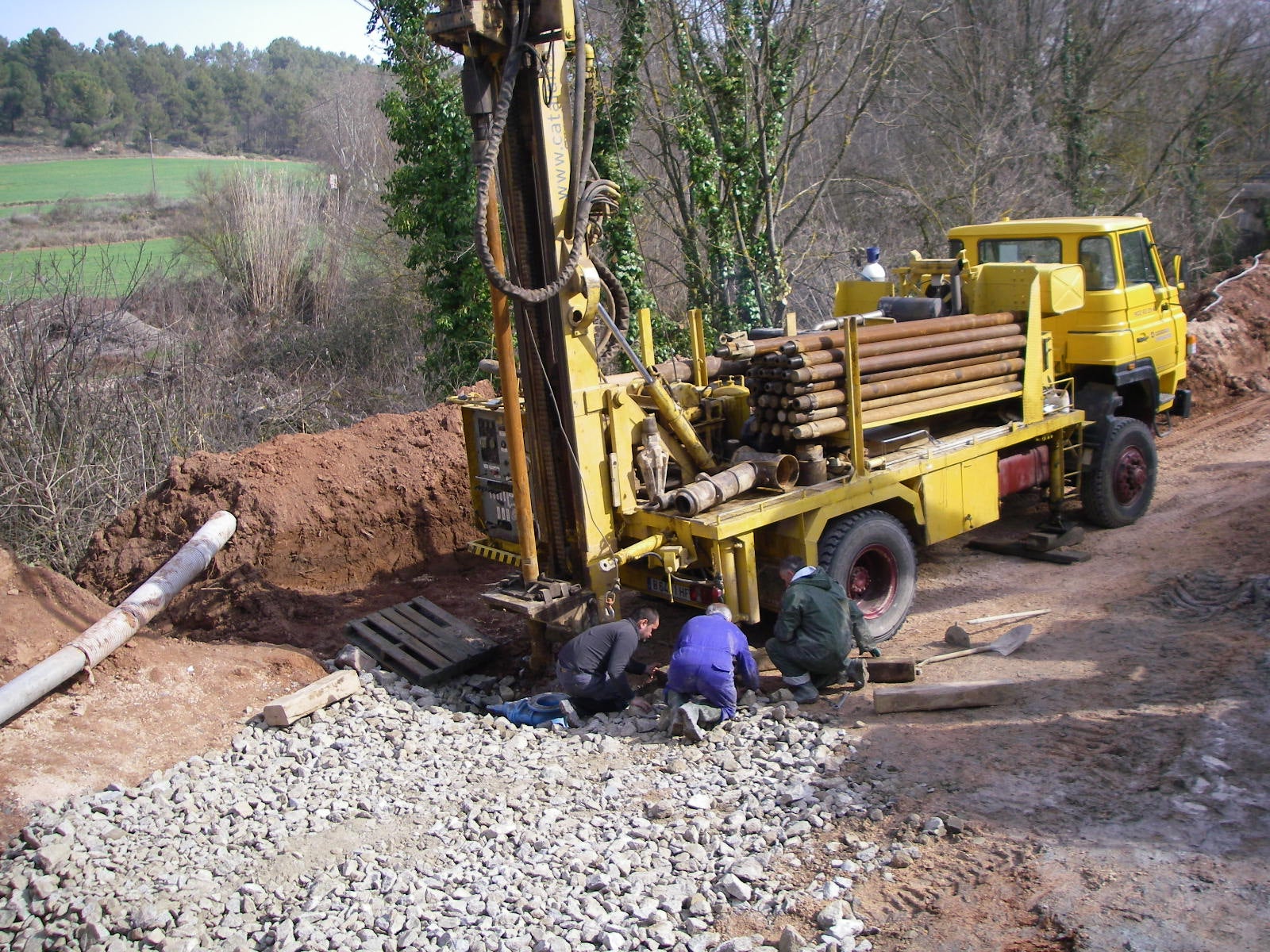 Perforació d’un pou a la comarca de l’Anoia. / Foto: ACA