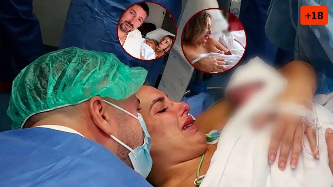 La parella ha compartit el vídeo d'un tros del part - Mtmad