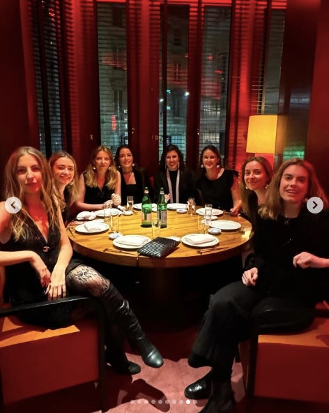 Les convidades a aquest comiat han acudit als restaurants de moda de Milà - Instagram