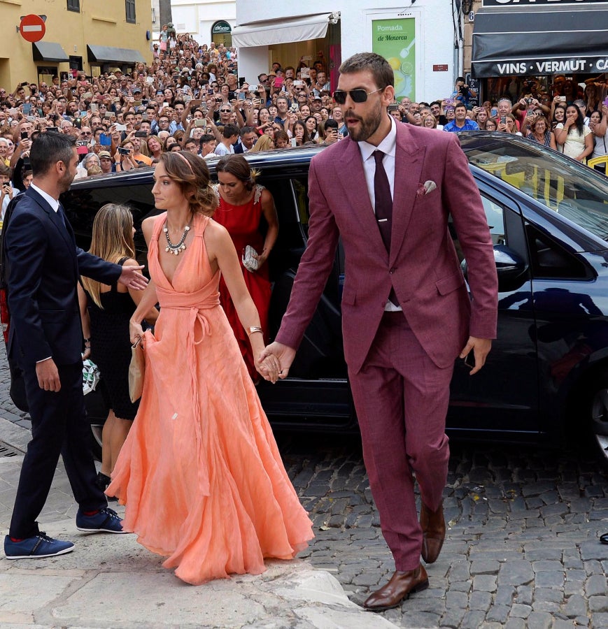 Marc Gasol y su mujer, invitados a un enllaç - Europa Press