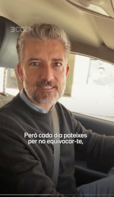 Toni Cruanyes reconeix que encara està nerviós quan presenta el TN - 3Cat