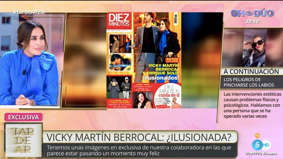 Vicky Martín Berrocal reacciona a la publicació de les fotos - Telecinco