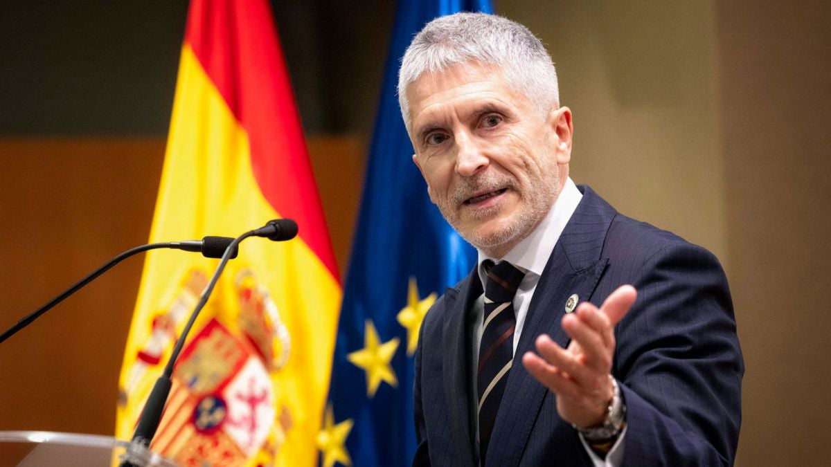 Fernando Grande Marlaska, el dia que va renovar com a ministre de l'Interior/MdI