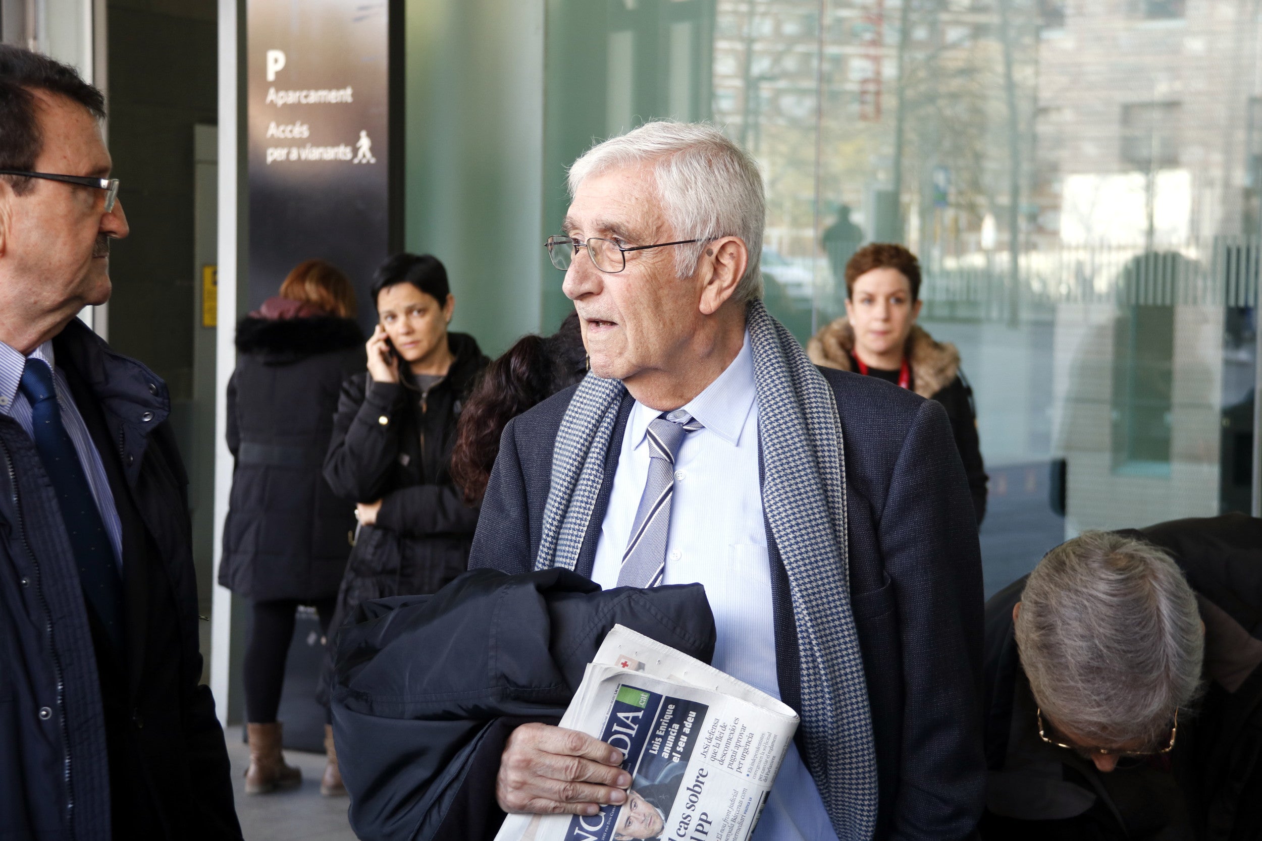 L'extresorer de CDC, Daniel Osàcar, en la segona sessió del judici del cas Palau / ACN