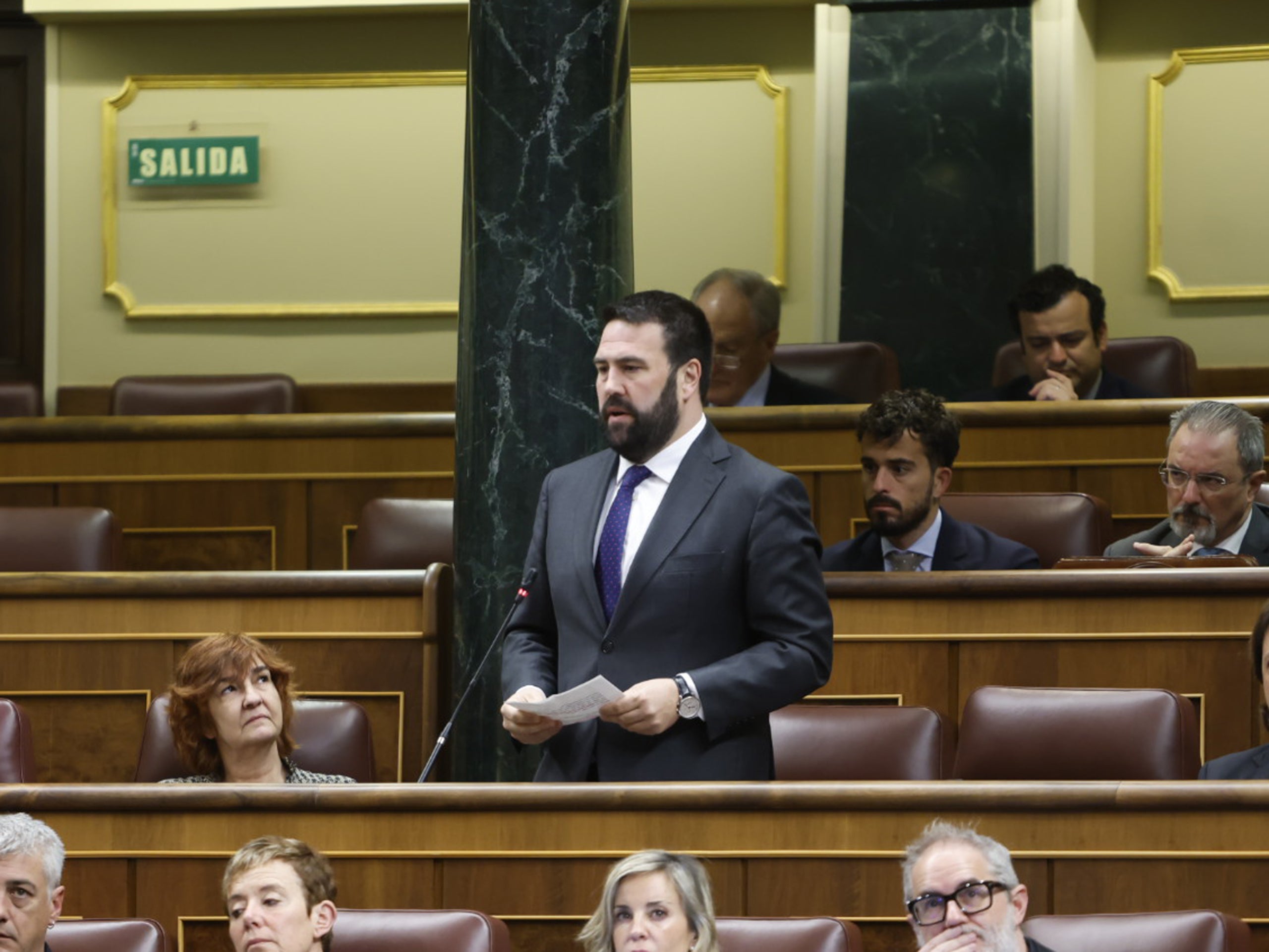 Jon Iñarritu, en una imatge al Congrés, que ha demanat explicacions al govern espanyol sobre els serveis mèdics dels aeroports/Pool Congreso