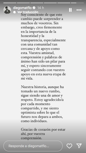 Així ha estat l'anunci de la ruptura - Instagram